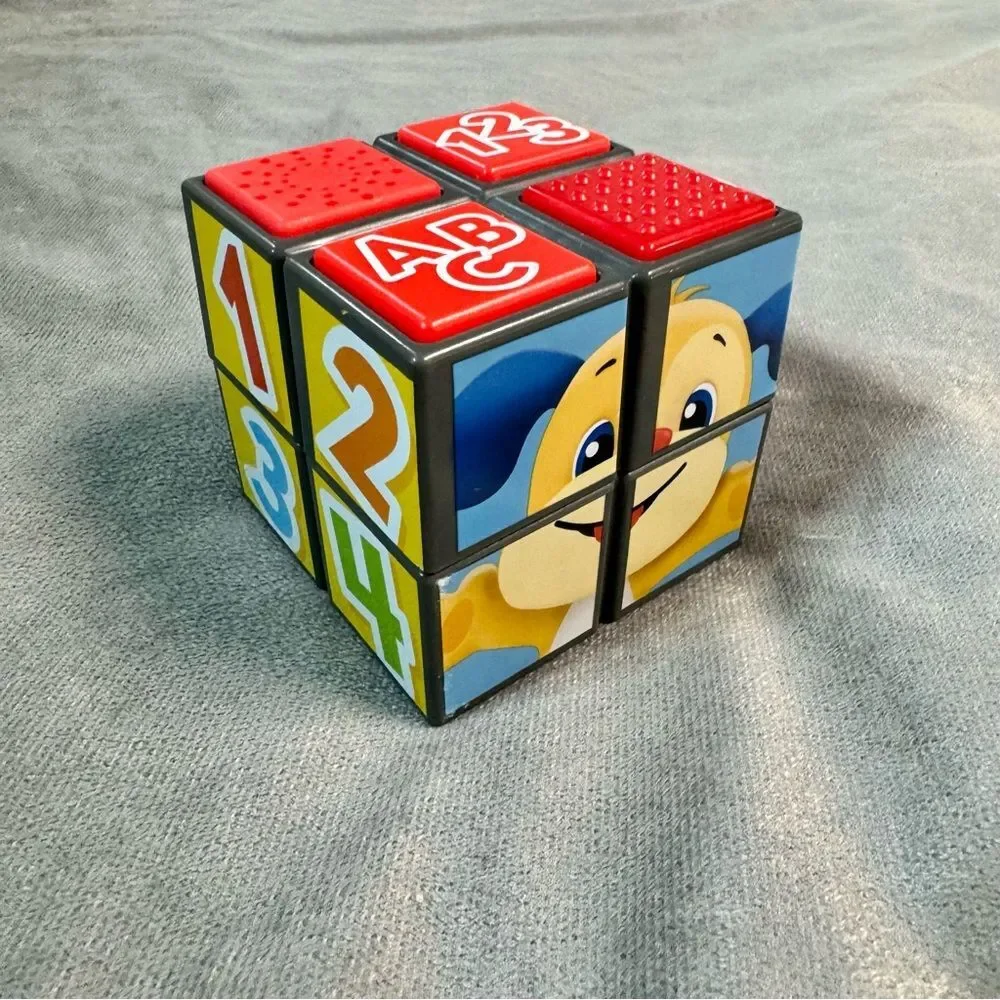 Fisher-Price Laugh & Learn Puppy’s Activity Cube | Baby Rubiks Toy